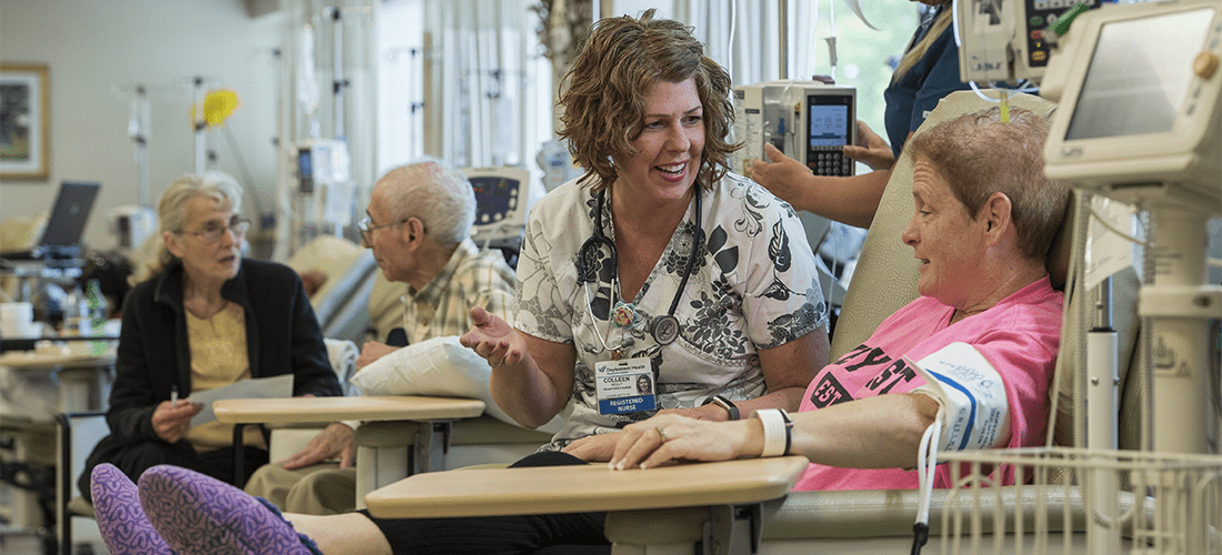 Cancer infusion suite | Doylestown Health