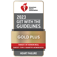 Heart Failure Gold Plus with target HF Honor Roll and Target: Type II Diabetes Honor Roll | Doylestown Health