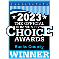Best Cardiology Clinic/Hospital in the 2023 Official "Community’s Choice" awards for Bucks County Logo | Doylestown Health