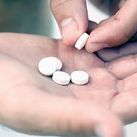 Medication, pills in the palm of a hand | Doylestown Health